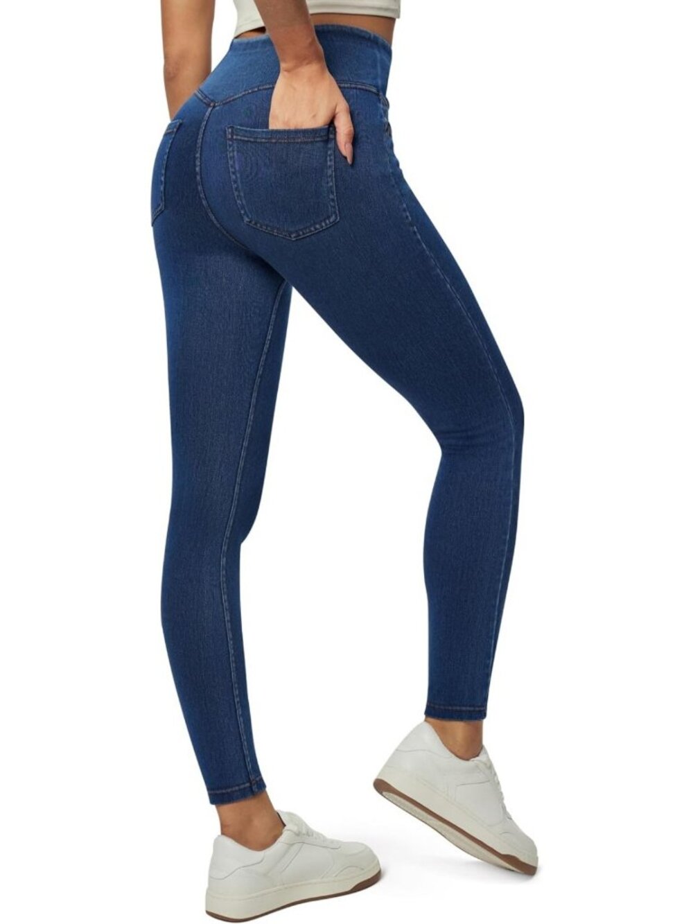 High-Waist Stretchy Jeggings for Women | Pull-On Jean Leggings, Comfortable Fit